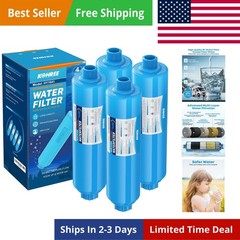 RV Inline Water Filter, NSF Certified, Camper Water Filter Reduces Chlorine, …