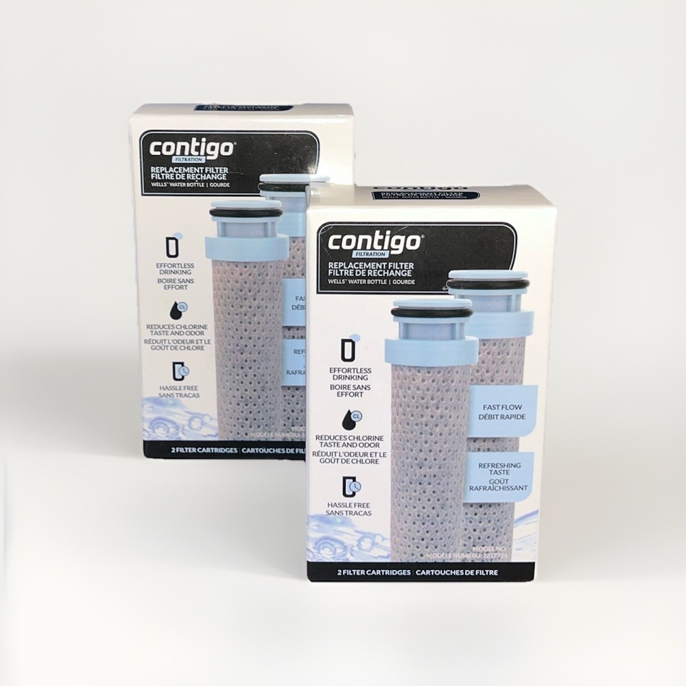 (4 Total Filters) Contigo Replacement Filter 2-Pack x 2
