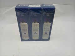 LOT OF 3 ICALLA ICE & WATER REFRIGERATOR FILTERS 1 BRAND NEW FREE SHIP