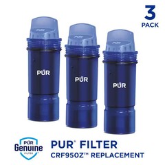Genuine PUR PLUS 3-in-1 Water Pitcher Replacement Filter 3 Pack (CRF-950Z)