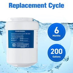 4Pack Fit for GE SmartWater MWF 46-9991 BSS25JFRJWW Refrigerator Water Filter