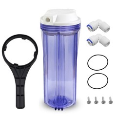 Geekpure 2.5*10″ Reverse Osmosis Water Filter Housing with 1/4″ NPT connector