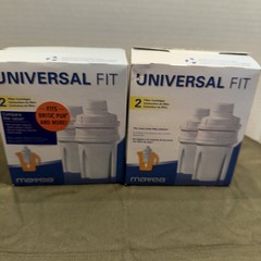 NEW Mavea 1001529-100 2-Pack Premium Universal Water Filters Fits Brita Pur & Mo