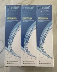 3 New IcePure RWF3500A Refrigerator Water Filters For LG & Kenmore