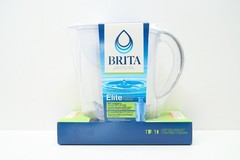 Brita Large 10 Cup Pacifica White Water Filter Pitcher With Filter