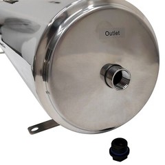 8000L/h Stainless PVDF Ultrafiltration Membrane Filter Water Purifier 1″ NPT
