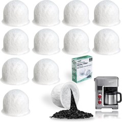 12-Pack Activated Carbon Water Filter Pods for Wolf Coffee Maker WGCM100S+