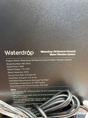 Waterdrop D6 Reverse Osmosis Water Filter, 600 GPD Under Sink Reverse Osmosis