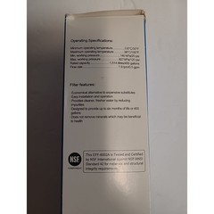 Eco Aqua Refrigerator Water Filter Model EFF-6002A Compatible/Major Brands NEW