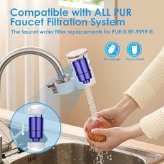 3 Pack Water Filter Replacement for PUR RF-9999® Faucet, NSF Certified, FreeShip