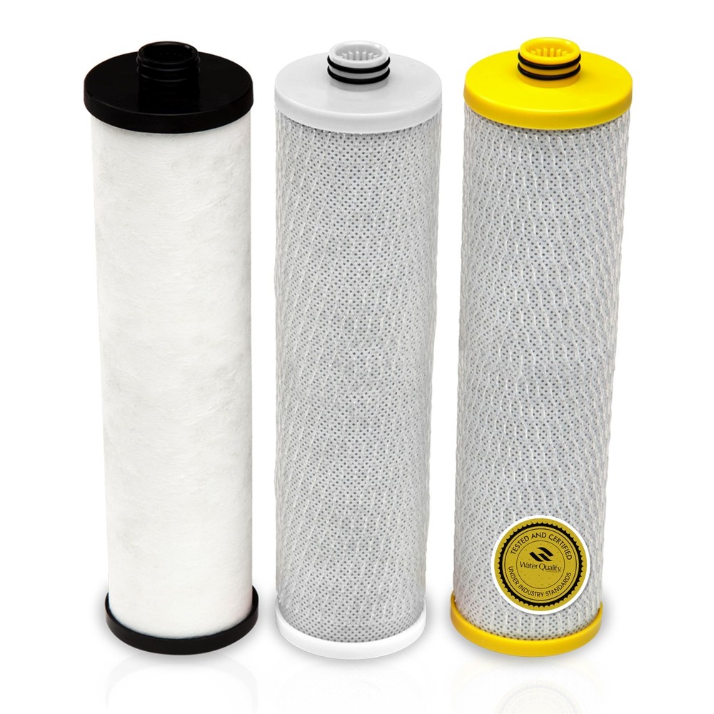 Aquasana Replacement Filter Cartridges | Fit 3 Count (Pack of 1),