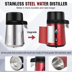 DC HOUSE Upgrade 1 Gallon Water Distiller Stainless Steel