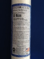 HYDRO CURE DELUXE 50 MICRON 20″x2.5″ SEDIMENT FILTER – 6 FILTERS