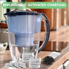 100 Pcs Activated Charcoal Water Filter Coconut Shell Distiller
