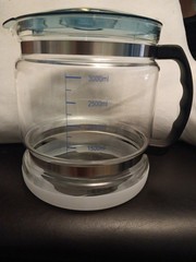 Megahome Water Distiller 4 Liter Clear Glass Carafe Pitcher Lid Replacement Part
