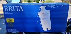 Brita 5 Pack Pitcher Standard Replacement Filters New Sealed Unopened