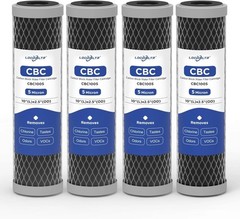 5 Micron 10″ x 2.5″ Whole House CTO Carbon Block Water Filter Cartridge Repla…