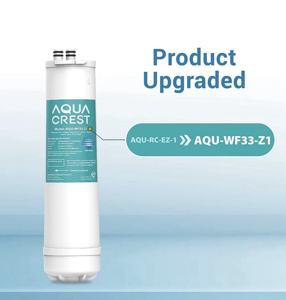 AQUA CREST RC 1 EZ-Change Basic Water Filtration Replacement, AQU-WF33-Z1 (1pcs)