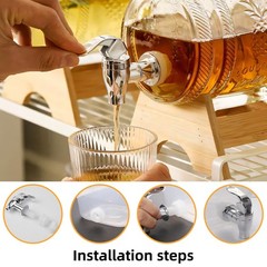 2 Pack Beverage Dispenser Spigot Replacement – Food Grade ONE SIZE, Silver
