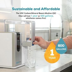 Large, AquaTru Classic, Classic Smart & Undersink Pre/Carbon Filter (Yellow)