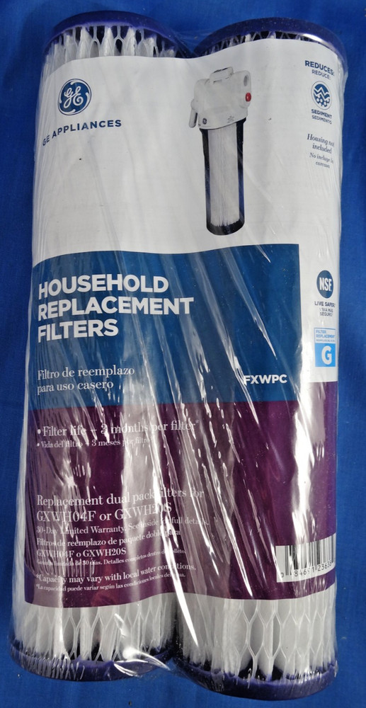 GE FXWPC Water Filter 2 filter Package