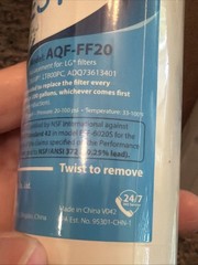 Aqua Crest AQF-FF20 Water Filters 3 Pack – Brand New in Shrink Wrap/Box for LG
