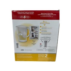 Dupont Vista Water Pitcher W/ 40 Gallon Filter Cartridge + 2 Extra Cartridges