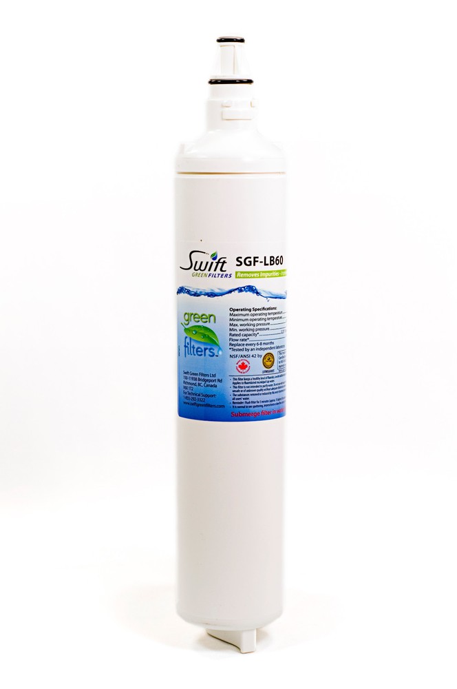 Replacement LG LT600P 5231JA2006A 46-9990 Refrigerator Water Filter by SGF-LB60