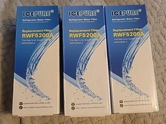 Icepure Refrigerator Water Filter RWF5200A 3 Filters