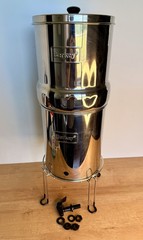 BERKEY 18″ Travel 1.5 Gallon 5.6L Water Filtration System (Filters NOT Included)