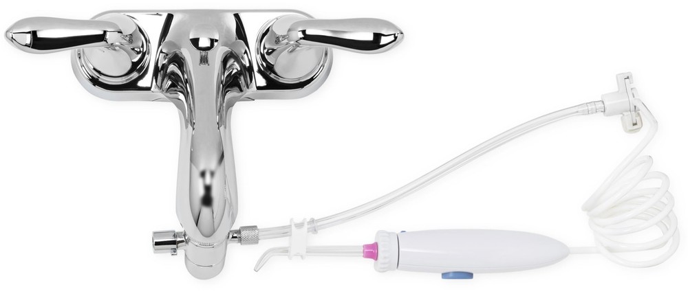 Non-Electric Faucet Water Flosser | Long-Lasting Coil Tube | Multicolor