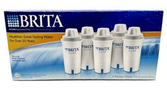 Brita Pitcher Replacement Filters [New box of 5 Filters] UPC 060258355161