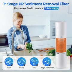 iSpring F19K75 2-Year Replacement Supply Set for 6-Stage Reverse Osmosis RO W…