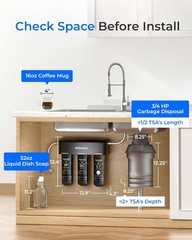 Waterdrop TSA 8 Layer Under Sink Water Filter System NSF