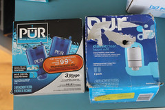 FREE SHIPPING LOT OF 4 PUR FAUCET REFILL WATER FILTERS == TWO BOXES X TWO EACH