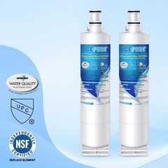 RWF0500A Refrigerator Water Filter Replacement for 4396508, WFL400, NL240V, 2P
