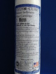 HYDRO CURE DELUXE 1 MICRON 20″x2.5″ SEDIMENT FILTER – 9 FILTERS