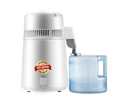 Destilador De Agua Acero Acero inoxidable 110V Maquina Para Destilacion 4 L NEW