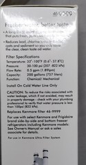 New in Box ~Sealed- KenmoreClear! Option Refrigerator Filter 46-9999-