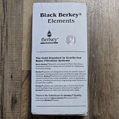 2 NEW – Genuine Black Berkey Purification Elements BB9 Water Filter 9” NMC