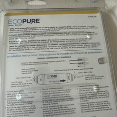 EcoPure EPINL30 5 Year In-Line Refrigerator Filter