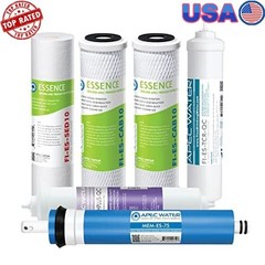 4 Pounds Alkaline RO Filter Set 75 GPD Complete Calcium Carbonate Removes Dust