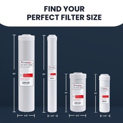 LiquaGen 2.5″ x 20″ GAC/UDF + KDF 55 + KDF 85 Filter Cartridge
