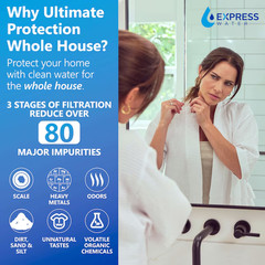 Express Water Carbon, Heavy Metal, and Anti-Scale Whole House Water Filtration S