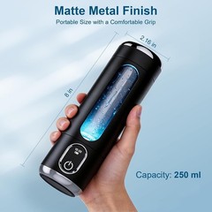 Portable Hydrogen Water Bottle Generator – Up to 6000 PPB H2 Molecular Hydrogen