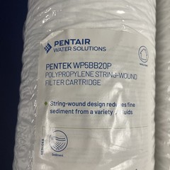 2 PENTAIR PENTEK WP5BB20P SEDIMENT FILTER STRING-WOUND 20″ X 4.5″, 5 MICRON