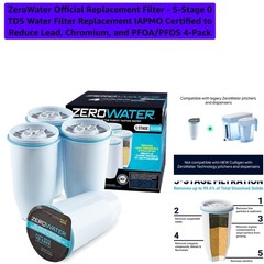 Official Replacement Filter – 5-Stage 0 TDS Water Filter Replacement IAPMO Ce…
