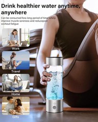 2026 Upgraded Hydrogen Water Bottle, 2400 Hydrogen Water Bottle Generator, Hydro