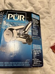 PUR Filter Water Filtration System Faucet Mount Chrome Finish New