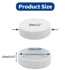 6Pcs 53mm Water Bottle Caps Screw Top for 3 5 Gallon Water Jug Lid (79 chars)
